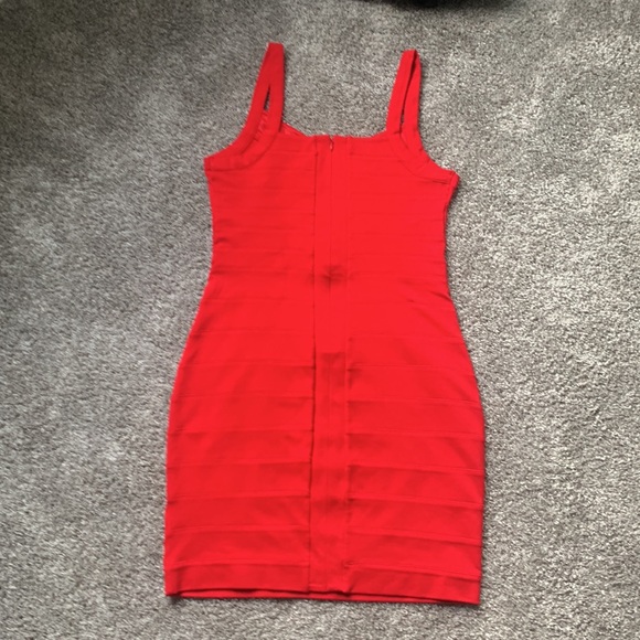 Sexy Red Body-con Dress size M - Picture 2 of 4